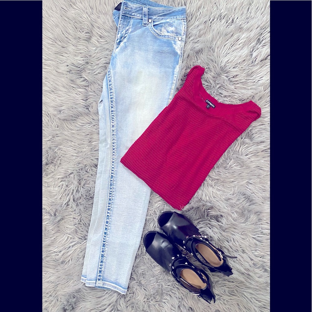 Red shear shirt